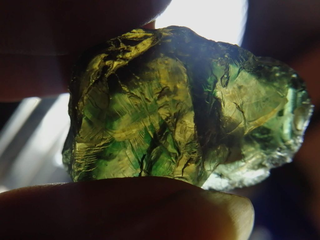 Natural Kornerupine Rough Gemstone from Sri Lanka