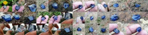 Blue Sapphire is a color variety of mineral corundum. The intense blue of the sapphire is caused by the addition of titanium and iron to the mineral corundum. Blue Sapphire color can be described in terms of hue, saturation, and tone. It is evaluated based upon the purity of their blue hue.