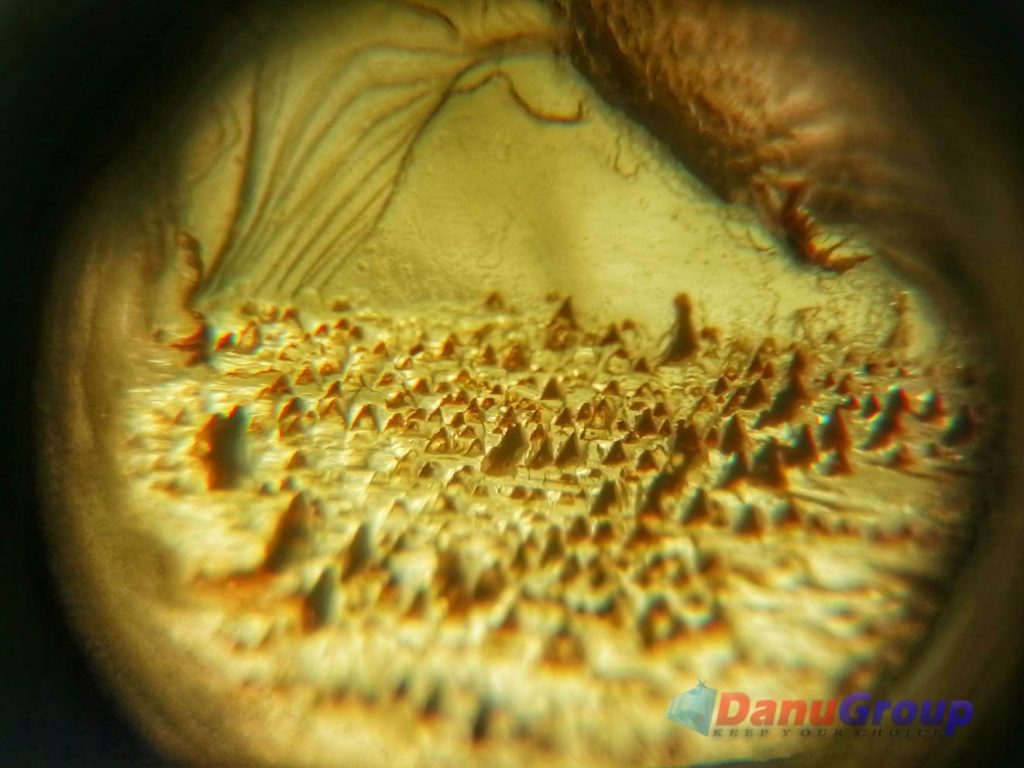 Fibrolite is an aluminosilicate mineral with the chemical formula Al2SiO5. Fibrolite is a fibres form gemstone variety of sillimanite. Although fibrolite has priority over sillimanite, the two species were not ultimately recognized as the same species until about 1854 by James Dwight Dana. Named in 1802 by Jacques Louis Comte de Bournon because of its fibrous habit. It is Orthorhombic crystal system mineral with 7 hardness according to Mohs hardness scale. Mostly, It is found in colors such as colorless or white to grey, also brown, yellow, yellow-green, grey-green, blue-green and blue : colourless in thin section. Sometimes It has Sub Adamantine Luster. This Bi – Axial Mineral pleochroism is mostly Colourless to pale brown to yellow. Natural sillimanite/fibrolite rocks cut into the required shape and size are used mainly in glassindustries. Sillimanite is the best raw material for the manufacture of high aluminarefractories or 55-60% alumina bricks. It can be found in mainly Sri Lanka and Burma also, Japan, India, France, USA, Prutugal, Poland, Spain. • Refractive index: nα = 1.653 – 1.661 nβ = 1.654 – 1.670 nγ = 1.669 – 1.684 • Birefringence δ = 0.020 – 0.022 • Pleochroism: Colourless to pale brown to yellow • Cleavage: perfect • Fracture: Splintery • Tenacity: Tough • Mohs scale hardness: 7 • Luster: Vitreous to subadamantine, silky • Streak: White • Diaphaneity: Transparent to translucent • Specific gravity: 3.24 • Optical properties: Biaxial (+) • Crystal habit: Prismatic crystals, fibrous, acicular