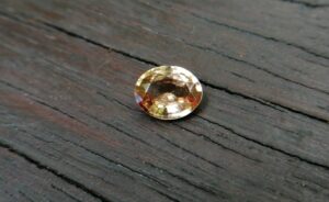 Natural Pyrope-Spessartite Garnet Brownish Yellow Color stone