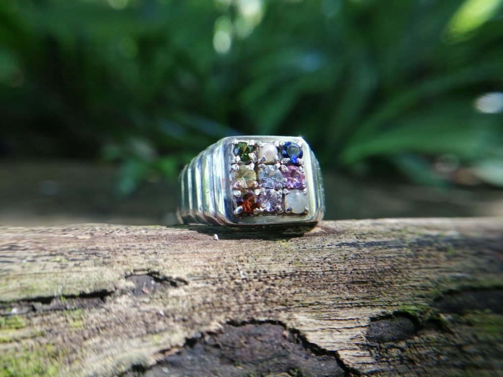 Natural 9 Gemstones Ring - Nawarathna