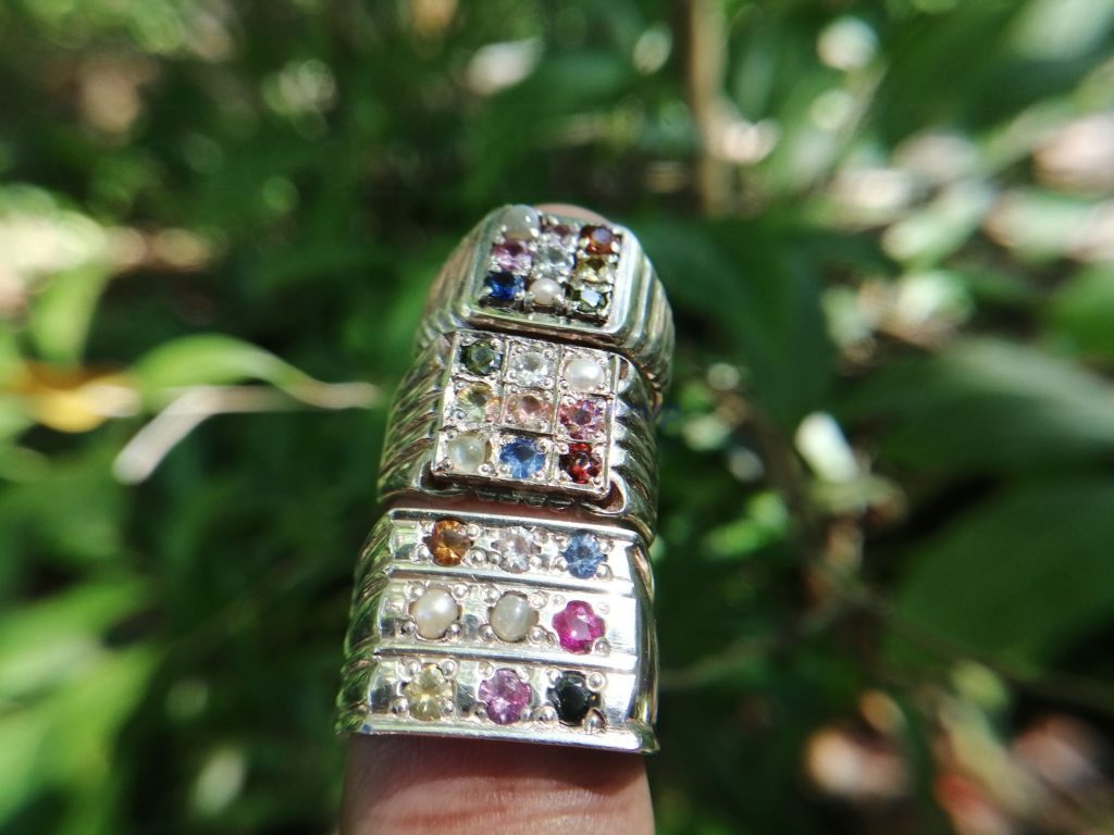 Natural 9 Gemstones Ring - Nawarathna