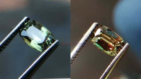 Ceylon Natural Rare Alexandrite from Alluvial gem deposit Ratnapura Sri Lanka