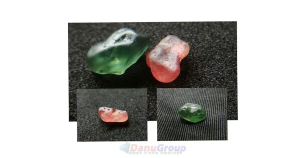 SUNSET PADPARADSCHA WITH GREEN SAPPHIRE