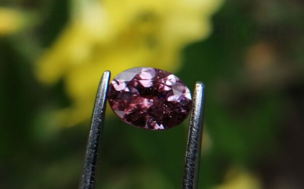 Ceylon Natural Orangish Purple Sapphire