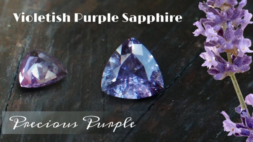Natural Purple Sapphire Sri Lanka