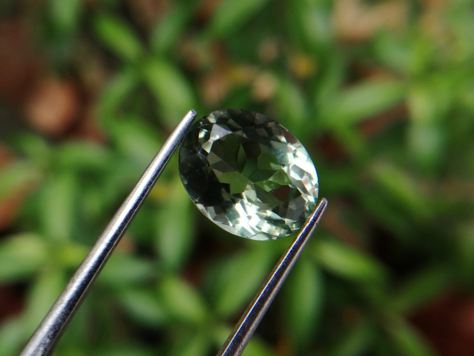 Prasiolite green quartz
