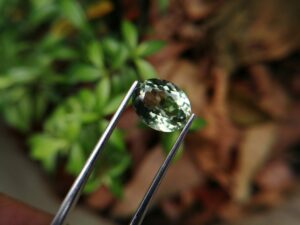 Prasiolite green quartz