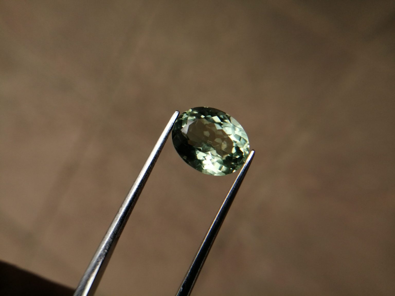 Prasiolite green quartz