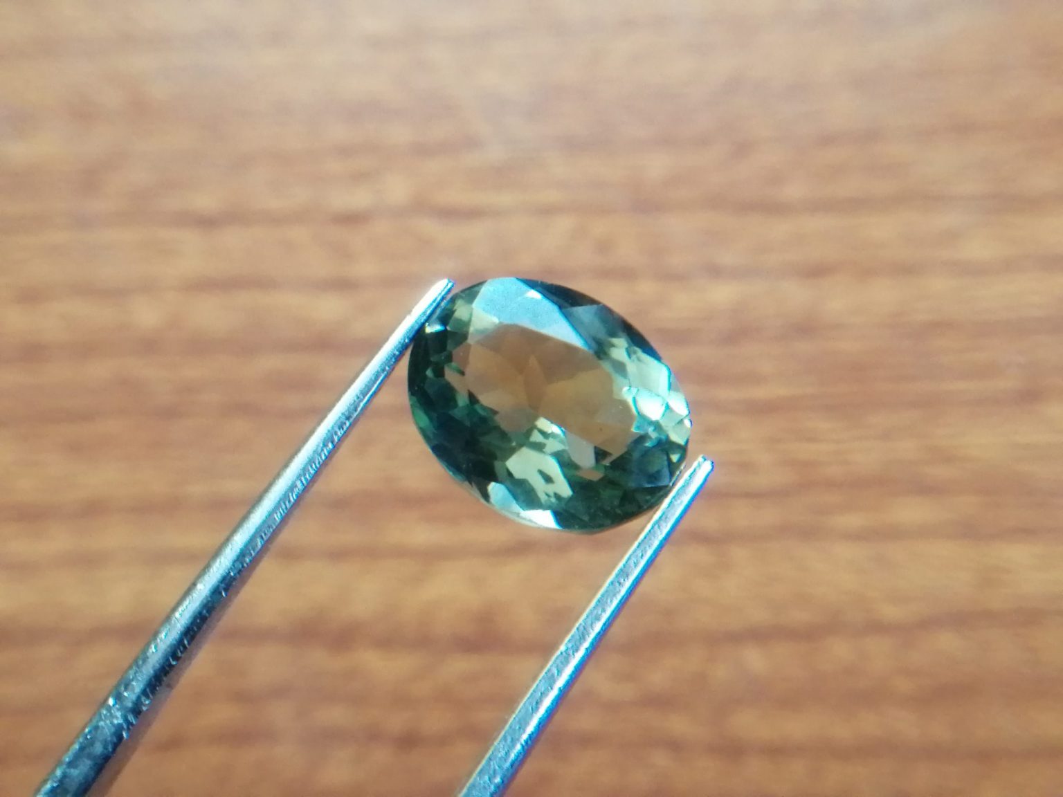 Prasiolite green quartz