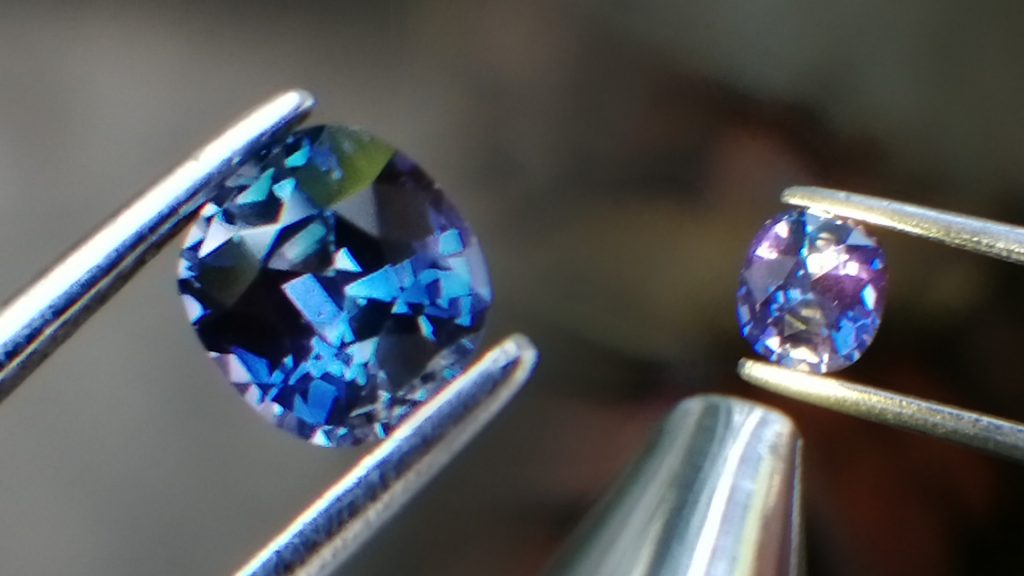 Rare Color Change Sapphire Sri Lanka