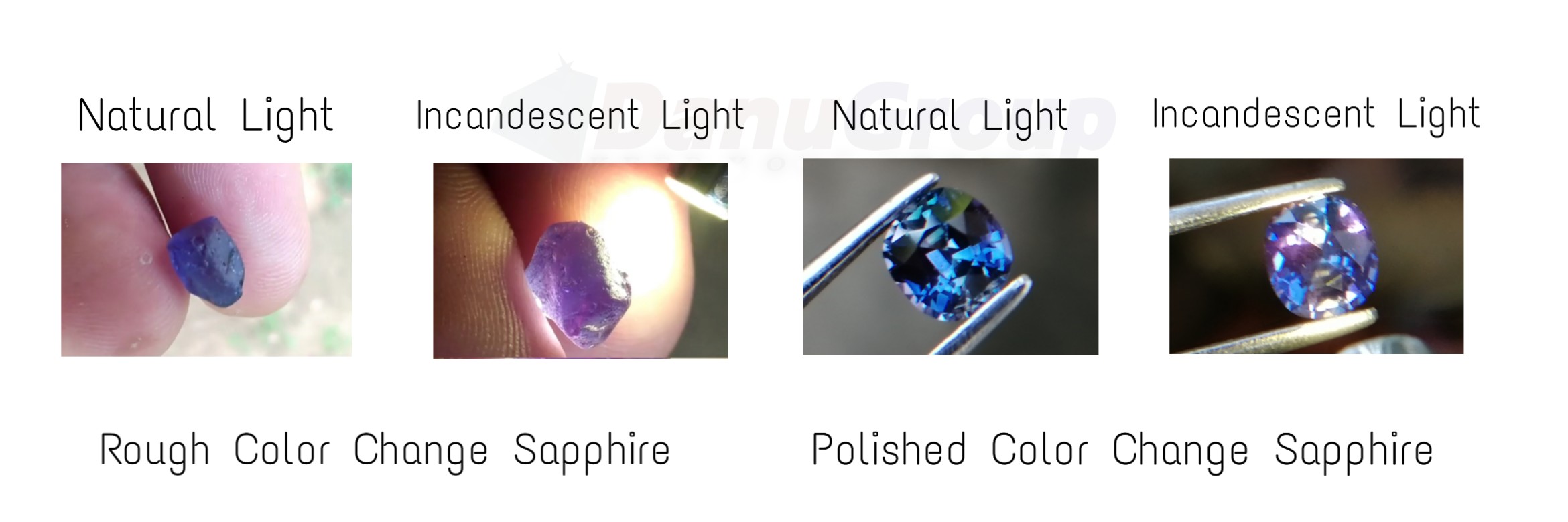 Rare natural color change sapphire sri lanka