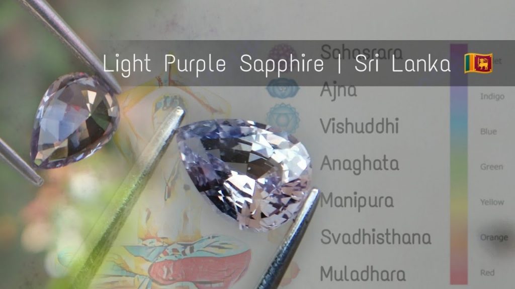 Natural Purple Sapphire Sri Lanka