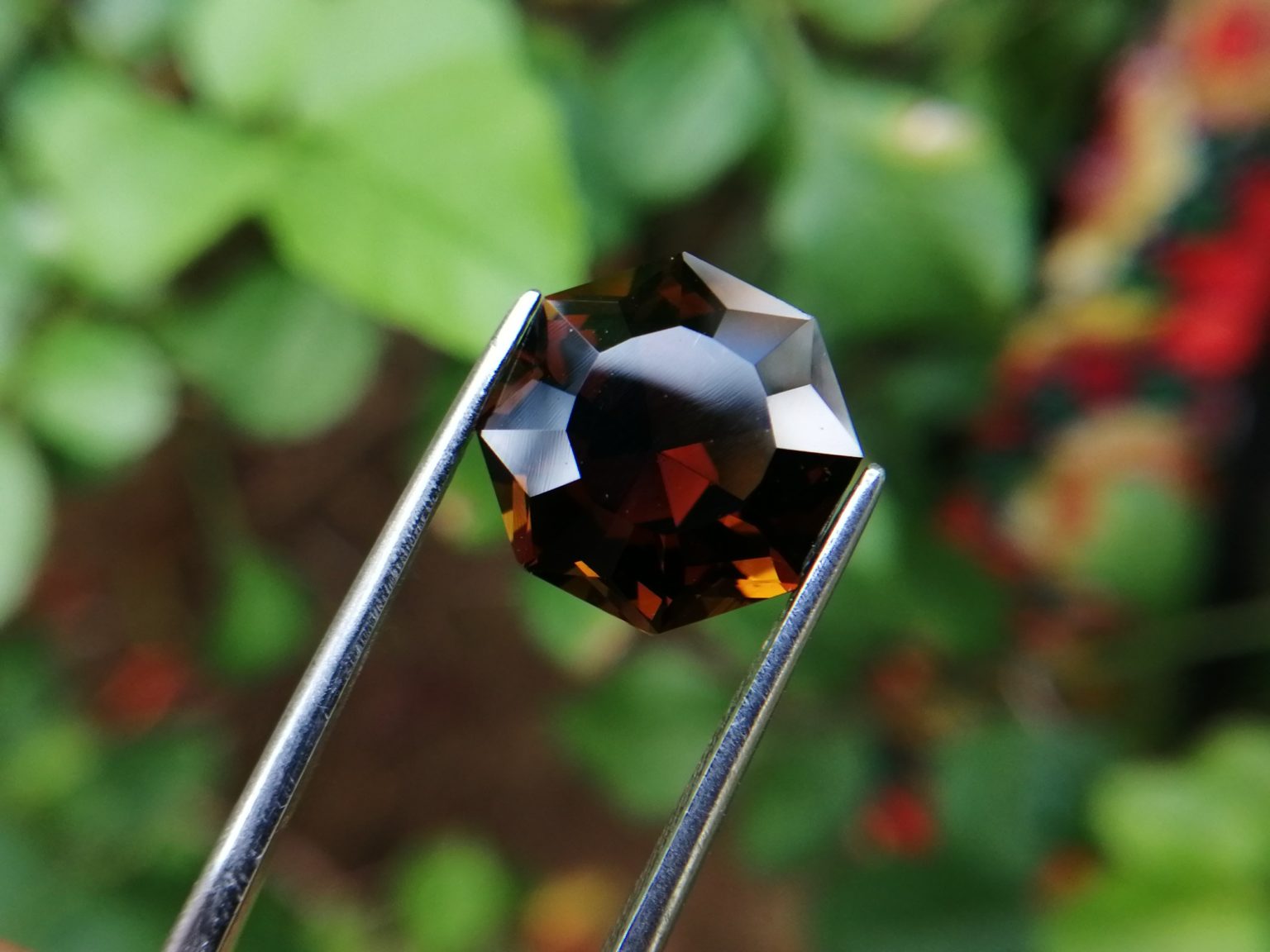 13_Natural Dravite Tourmaline Jillson Octagon spiral cut Danu Group gemstones