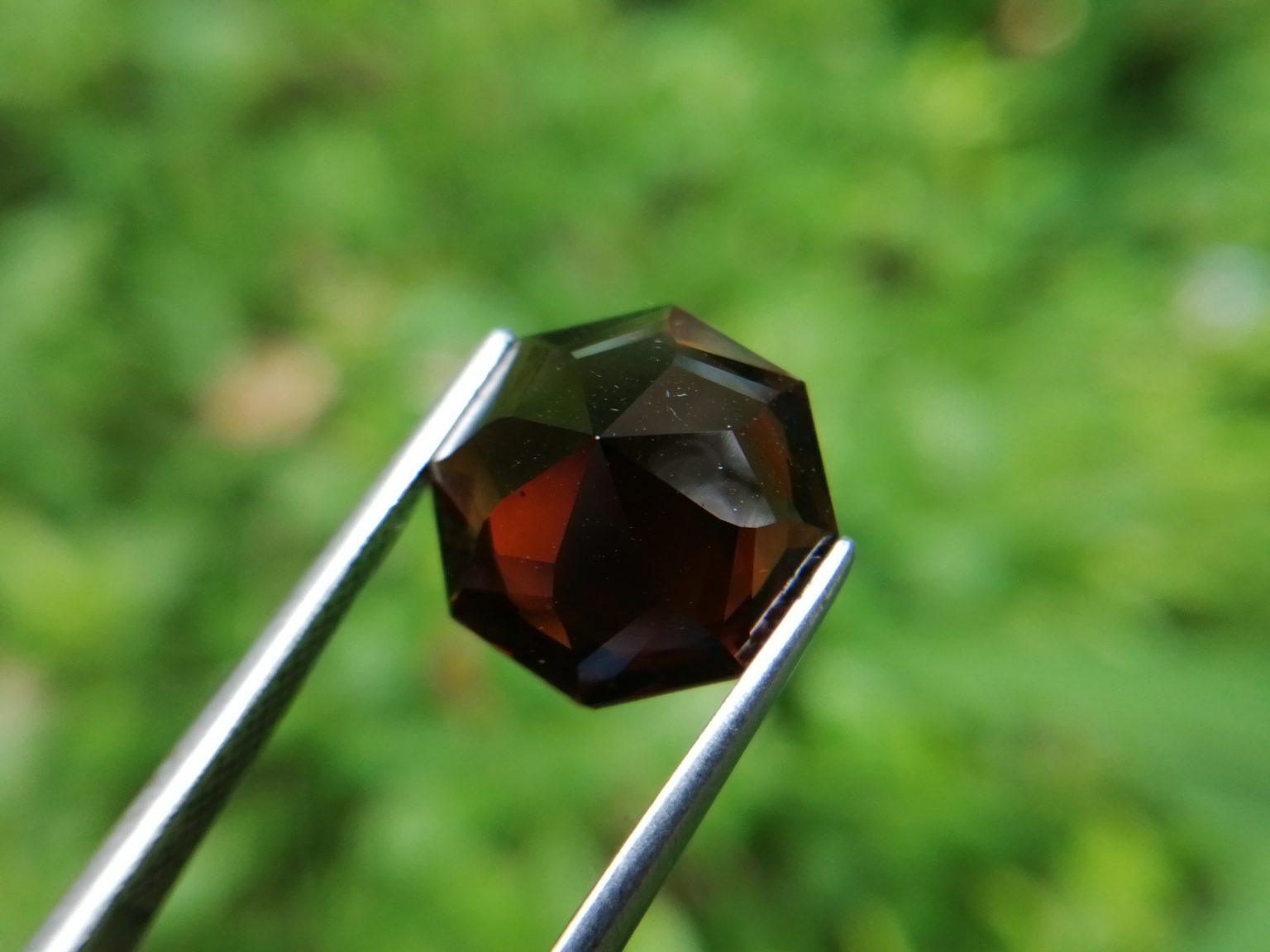 4_Natural Dravite Tourmaline Jillson Octagon spiral cut Danu Group gemstones