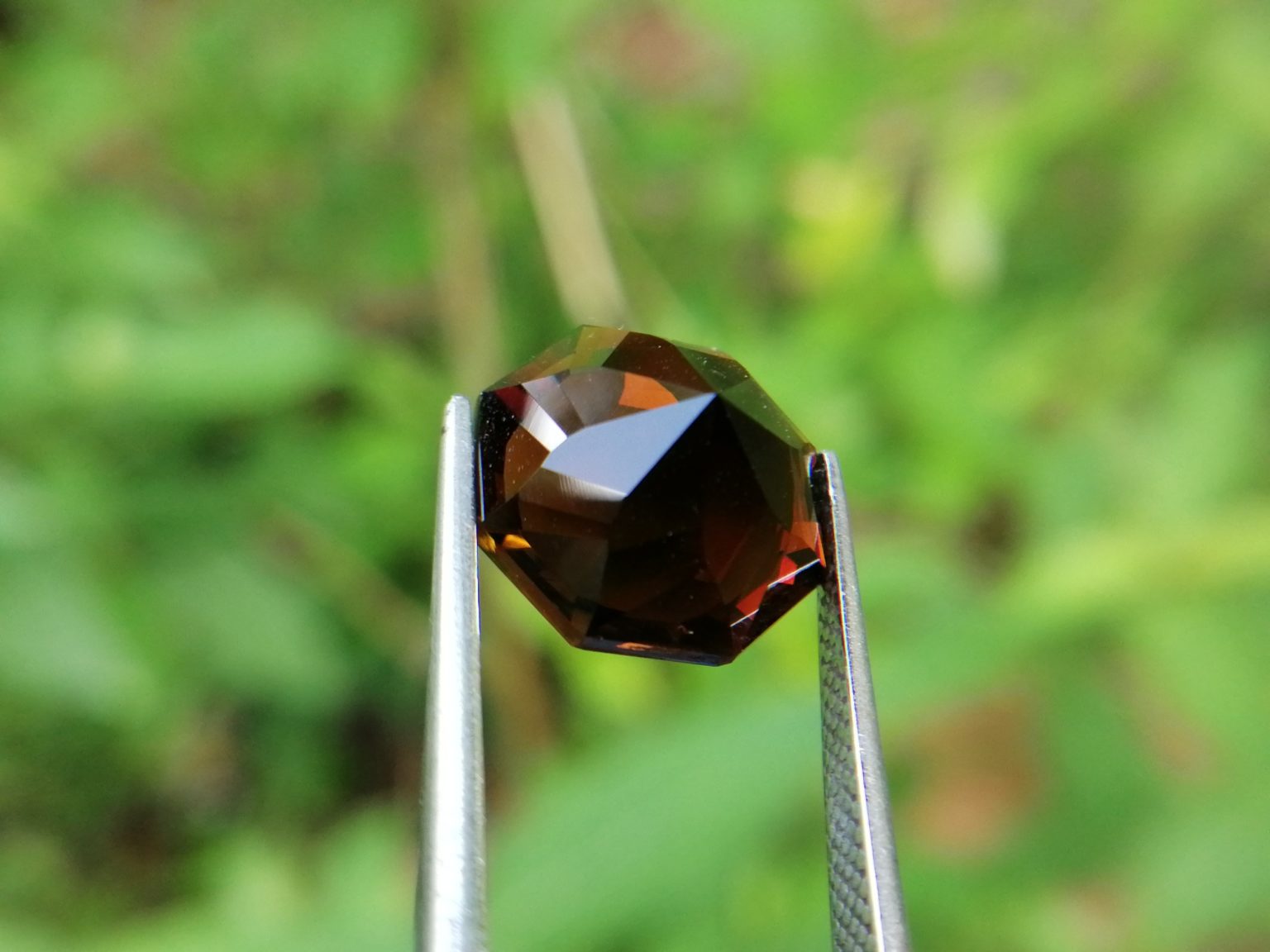 9_Natural Dravite Tourmaline Jillson Octagon spiral cut Danu Group gemstones