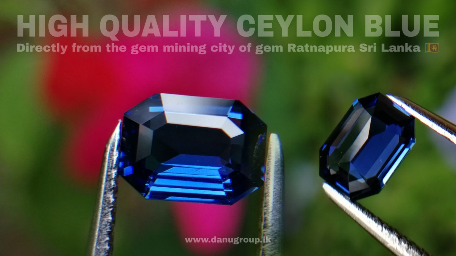 Ceylon Natural Vivid Blue "Royal Blue" Sapphire Danu Group gemstones