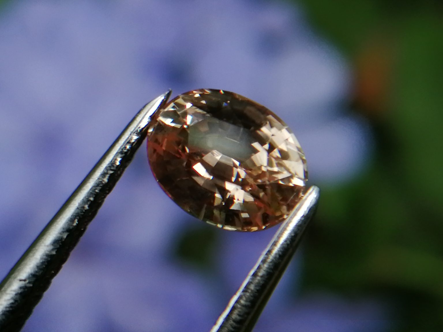 Natural Suset Light Padparadscha Sapphire Ceylon king sapphire from Ratnapura underground mining danu Group Gemstones