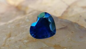 Ceylon Blue Sapphire Heart