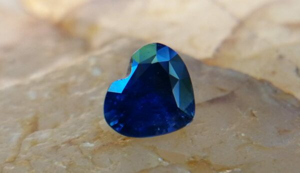 Ceylon Blue Sapphire Heart