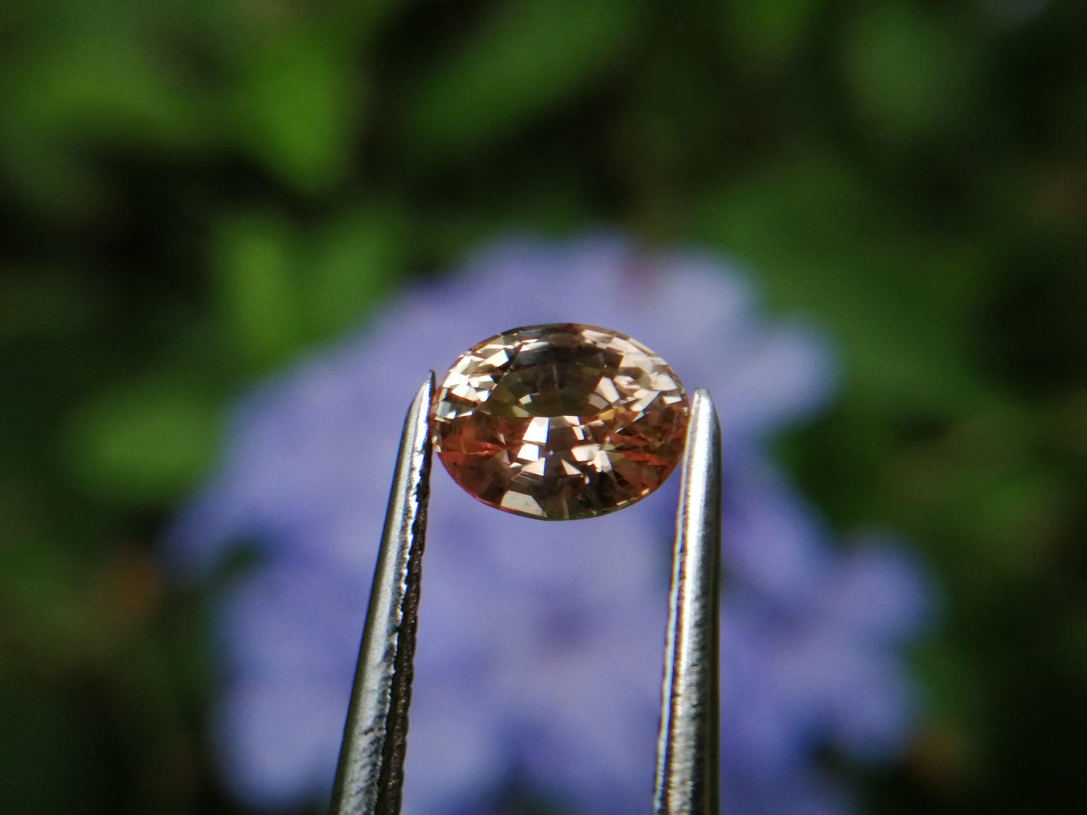 Natural Suset Light Padparadscha Sapphire Ceylon king sapphire from Ratnapura underground mining danu Group Gemstones