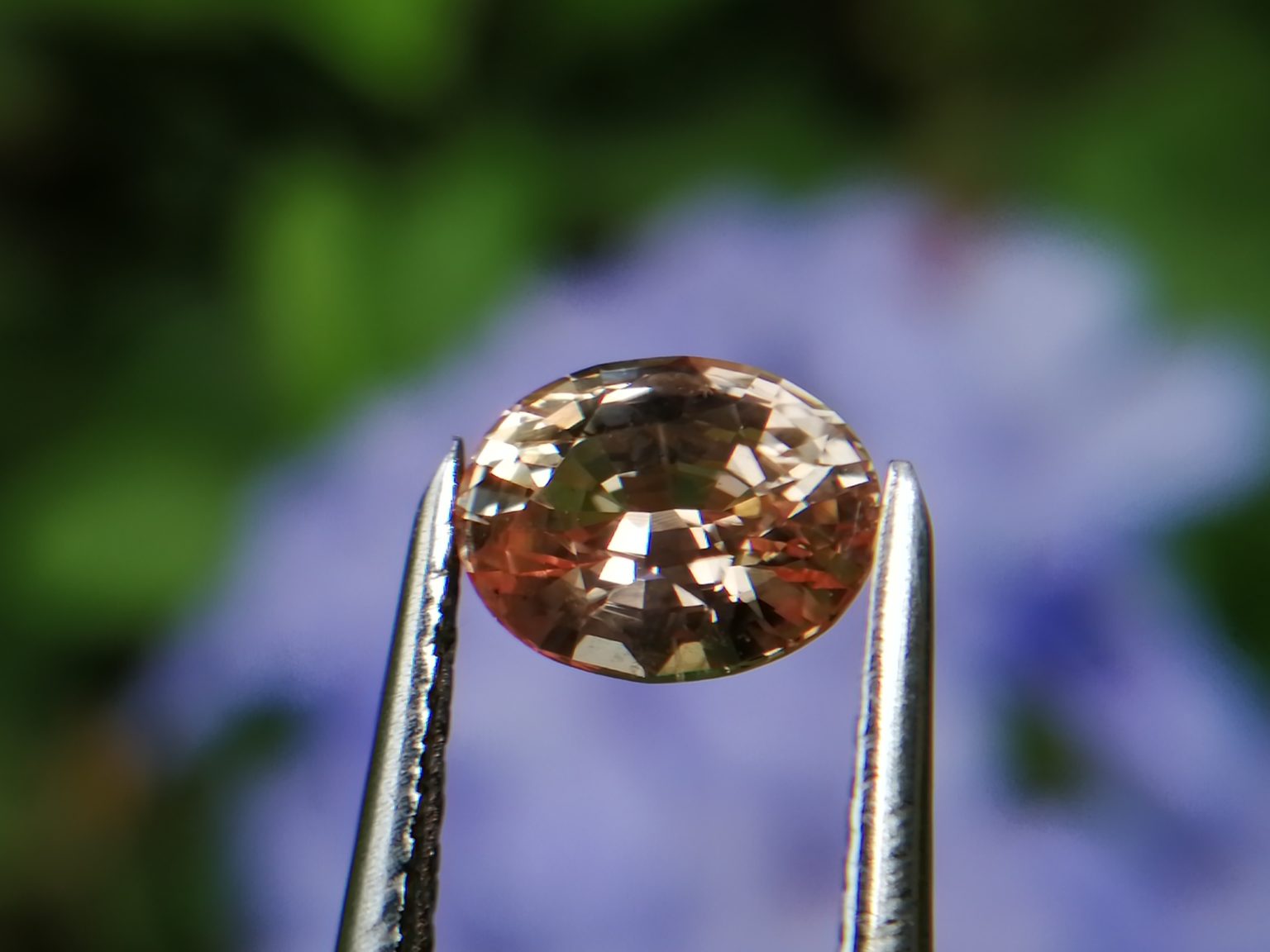 Natural Suset Light Padparadscha Sapphire Ceylon king sapphire from Ratnapura underground mining danu Group Gemstones