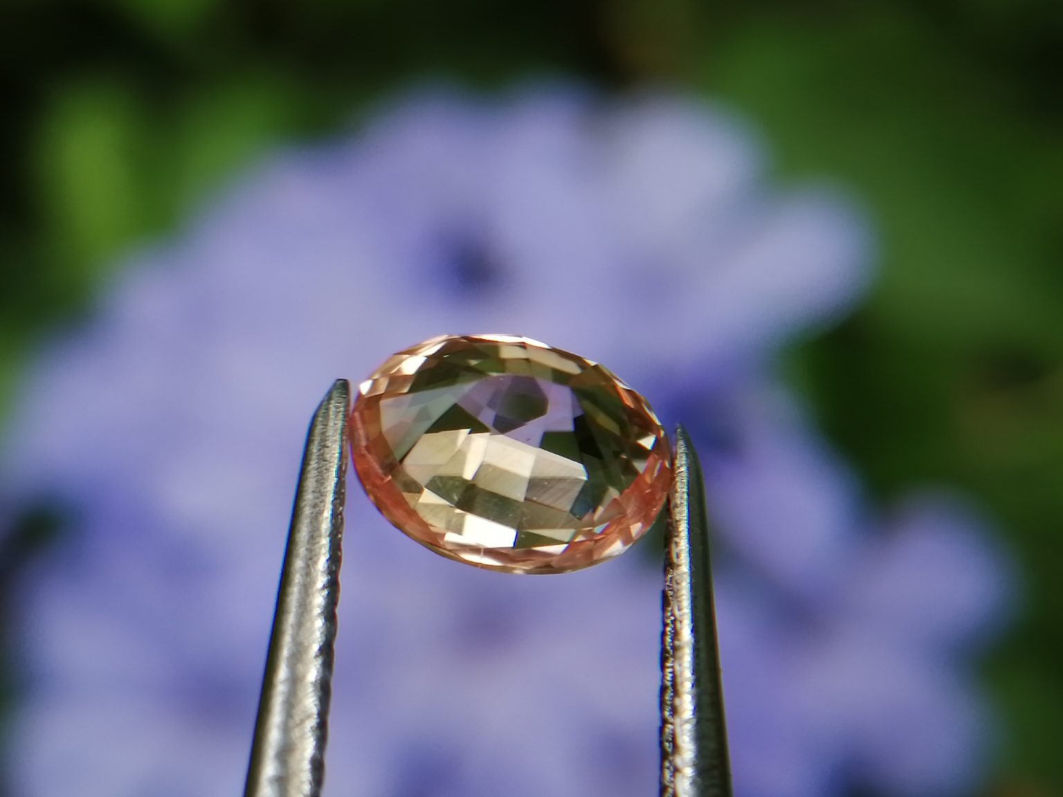 Natural Suset Light Padparadscha Sapphire Ceylon king sapphire from Ratnapura underground mining danu Group Gemstones