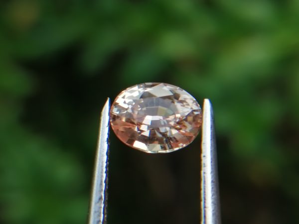 Natural Champagne sapphire - peach Sapphire from Danu Group Gemstones