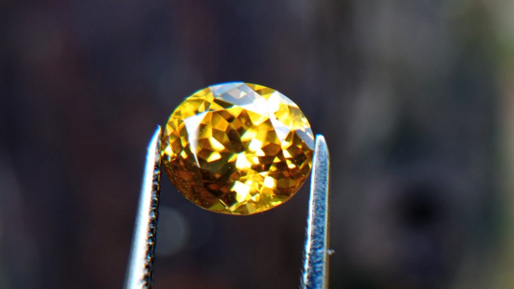 Natural Yellow Zircon Sri Lanka