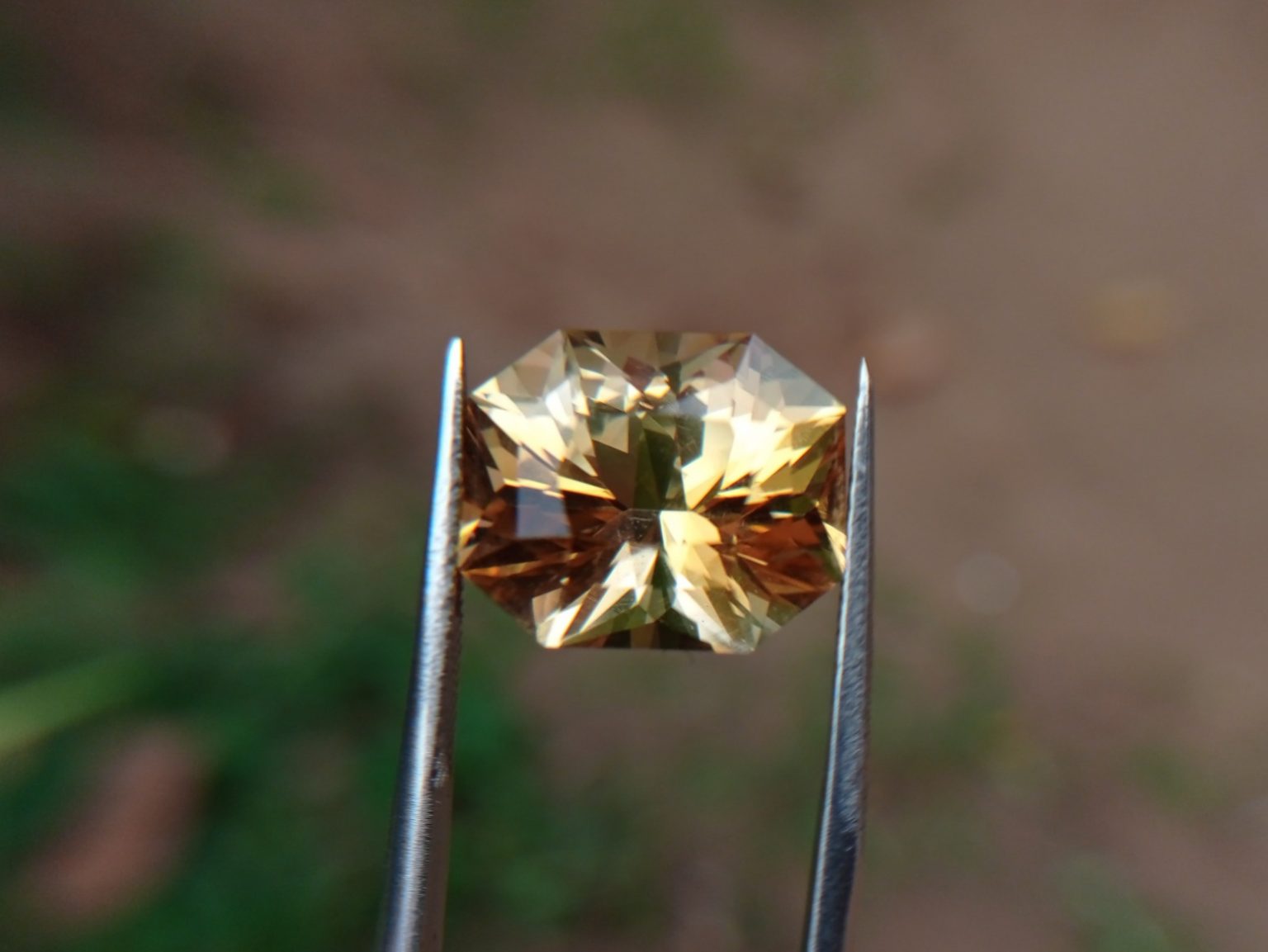 natural citrine custom cut by danu Group Gemstones
