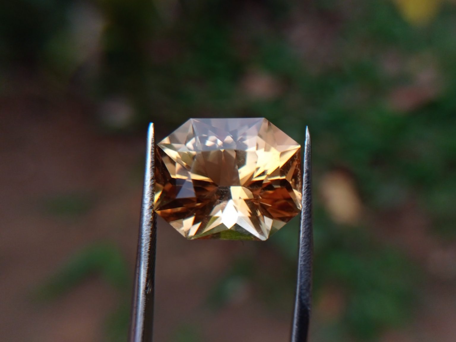natural citrine custom cut by danu Group Gemstones