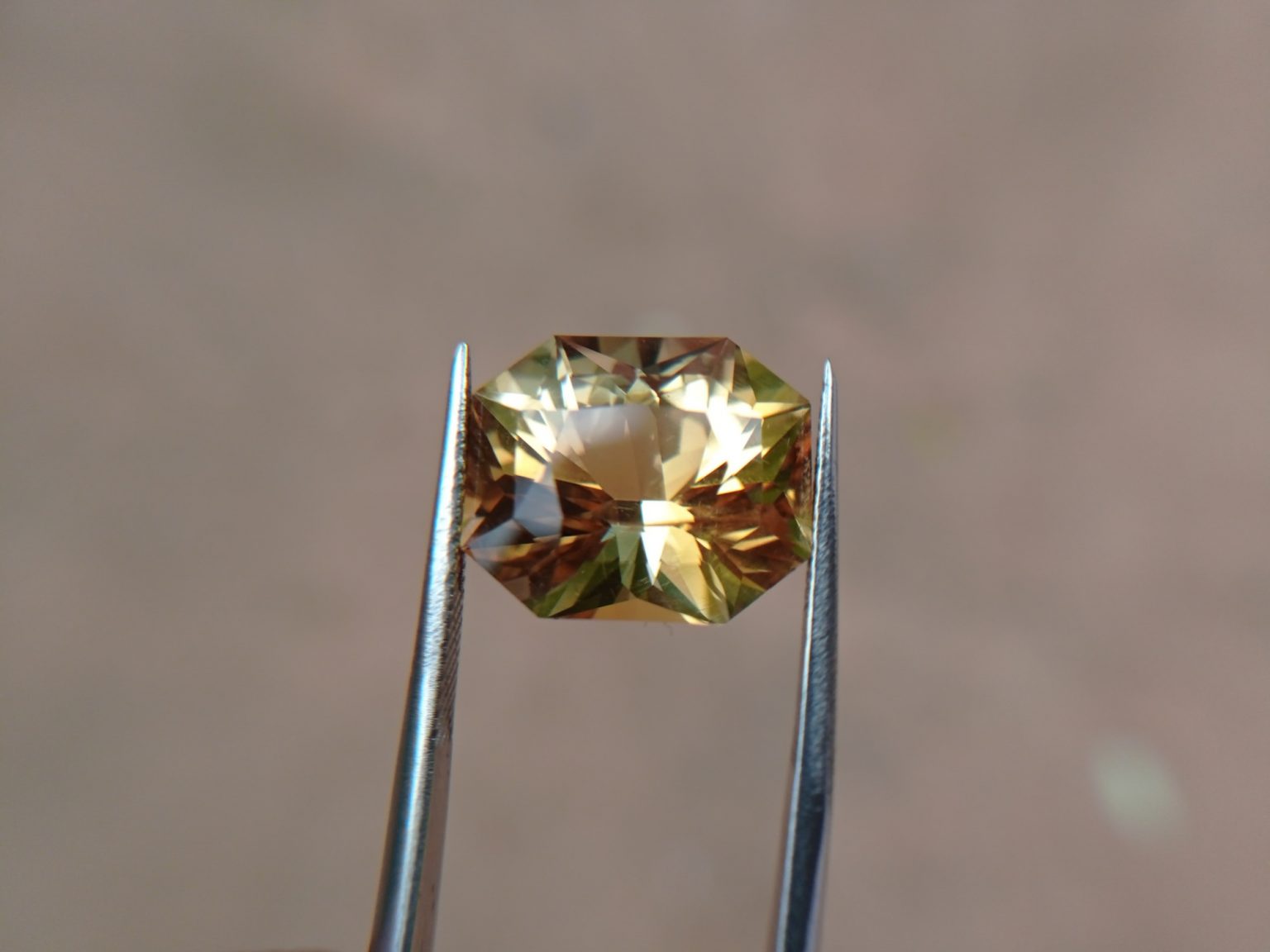 natural citrine custom cut by danu Group Gemstones