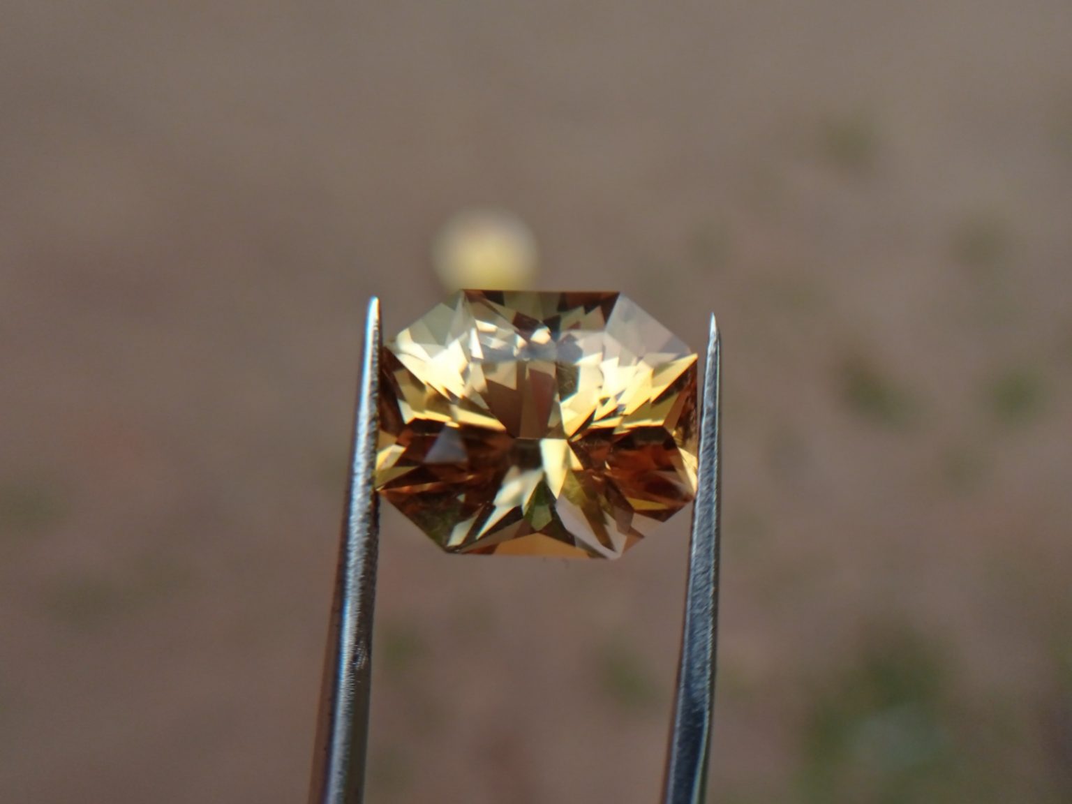 natural citrine custom cut by danu Group Gemstones