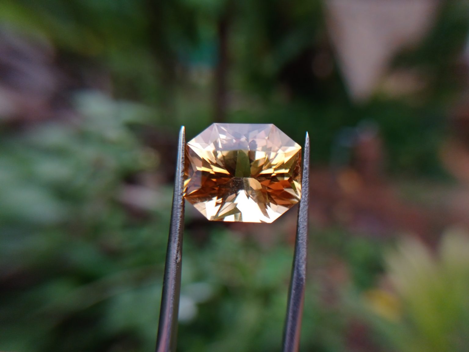natural citrine custom cut by danu Group Gemstones