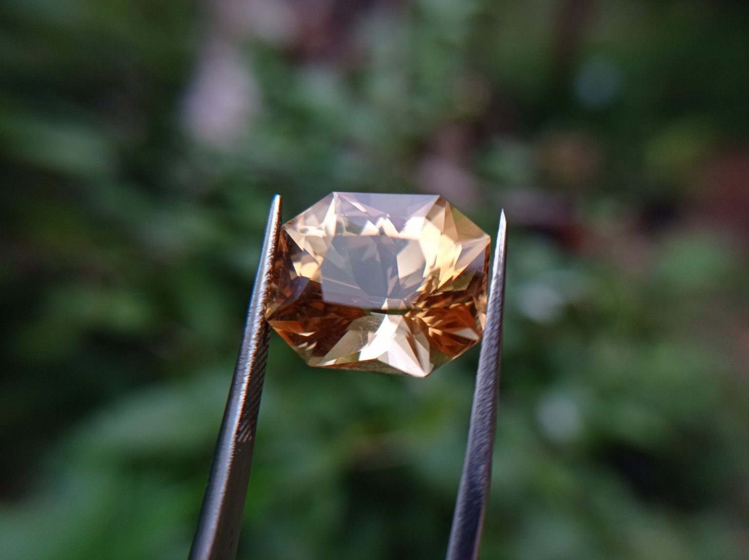 natural citrine custom cut by danu Group Gemstones