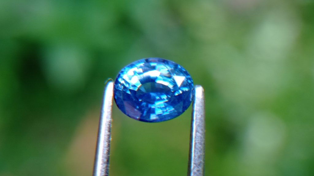 Ceylon Natural Cornflower Blue Sapphire