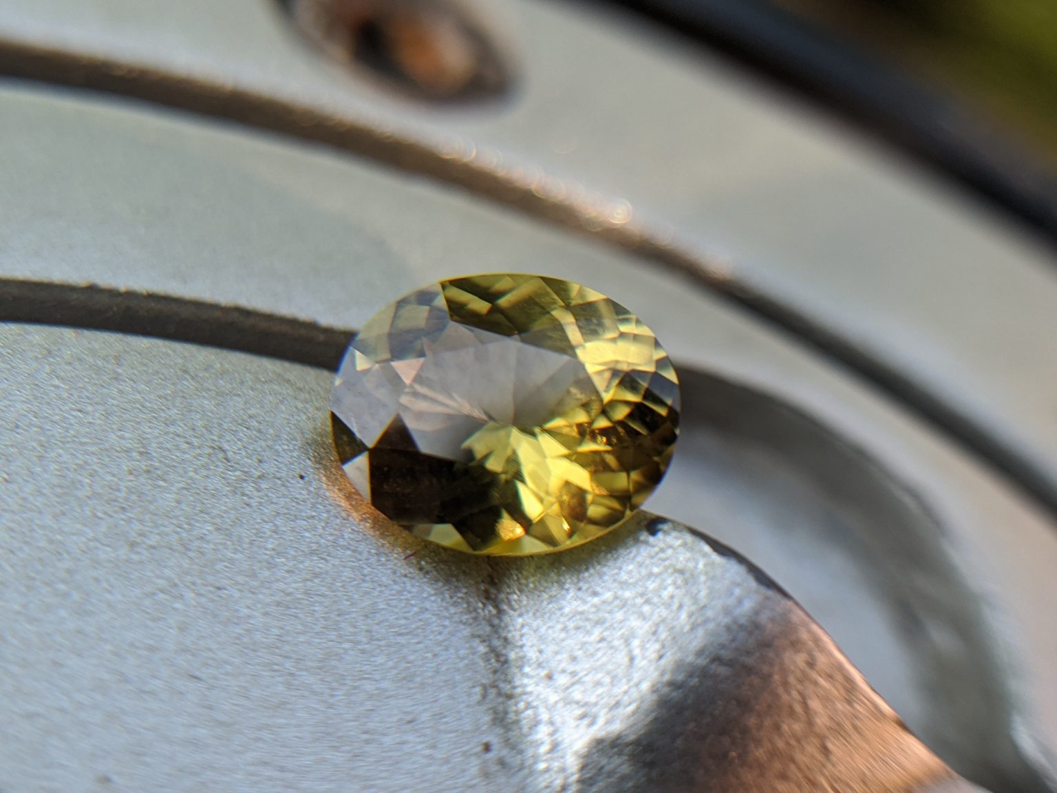 Rare Natural Green Sinhalite Gemstone from Danu Group Minings