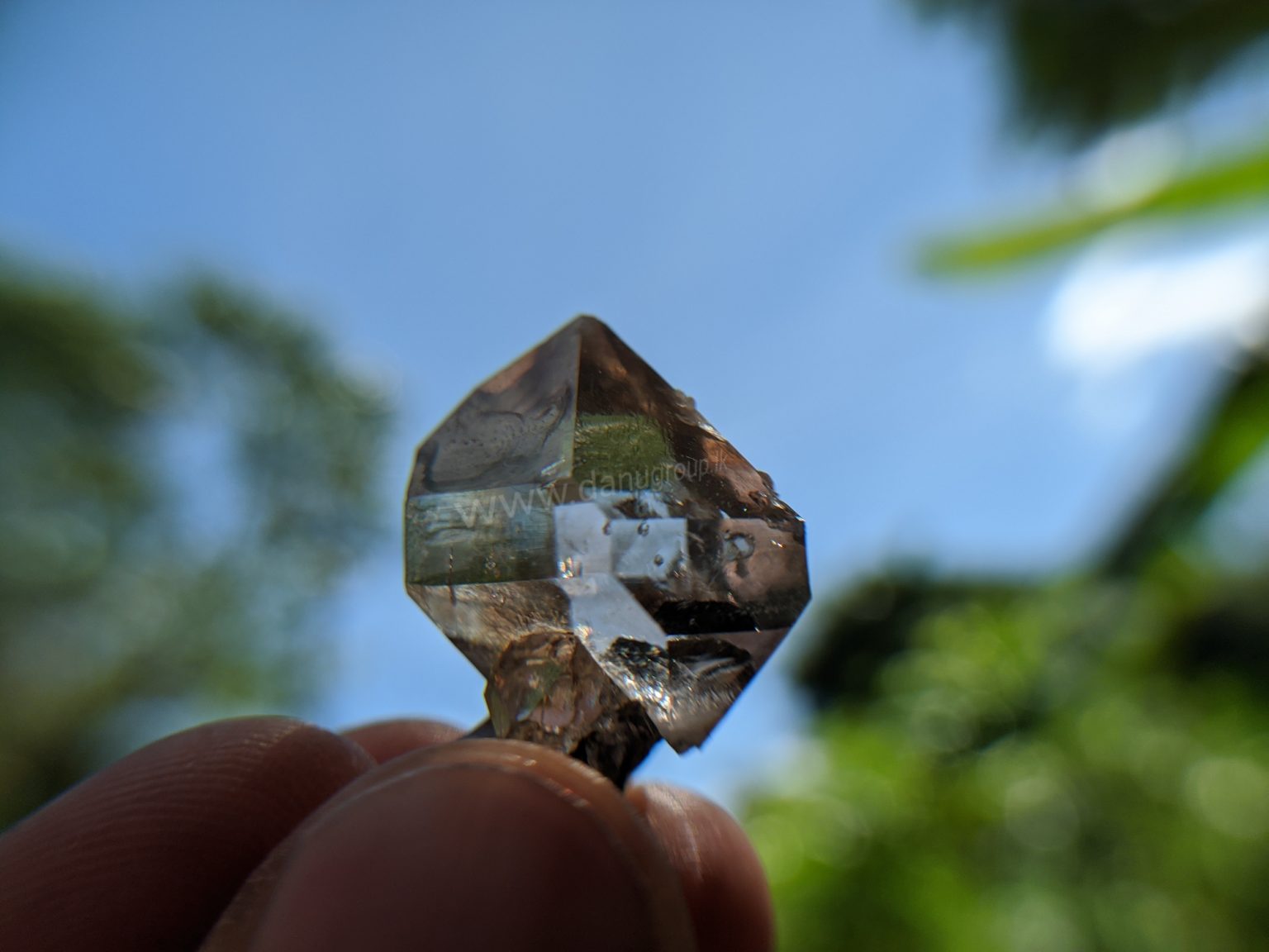 Terminated Natural Quartz TWIN CRYSTAL SRI LANKA from danu group gem collection