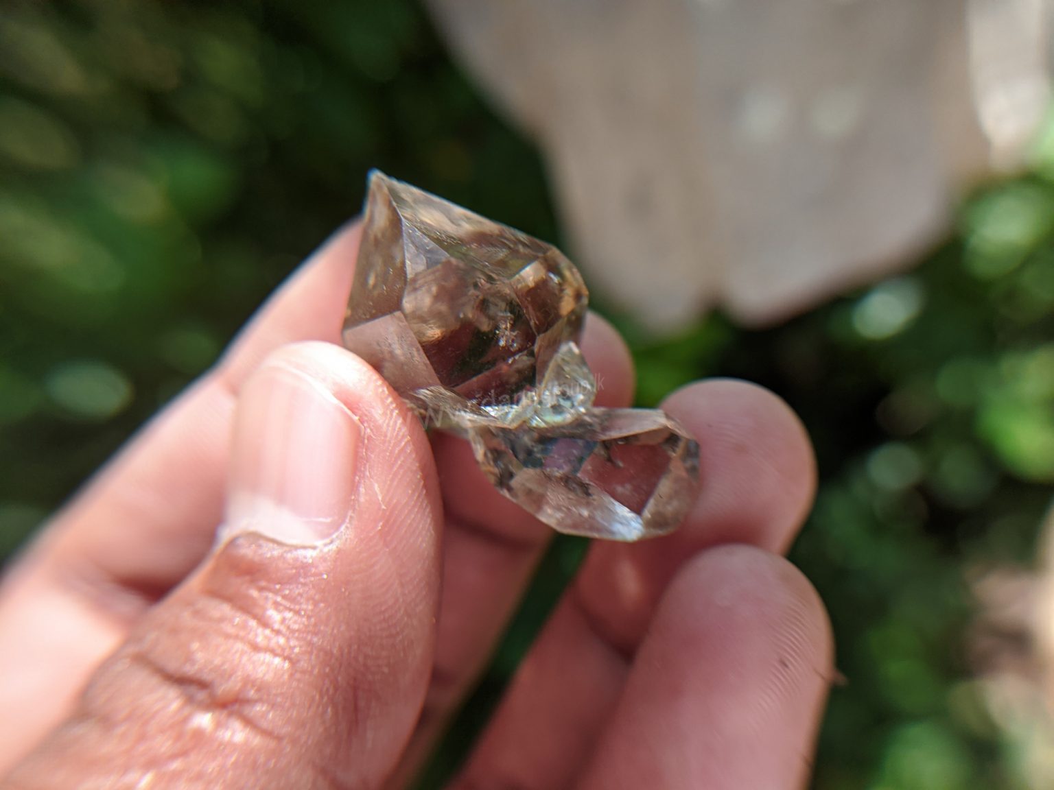 Terminated Natural Quartz TWIN CRYSTAL SRI LANKA from danu group gem collection