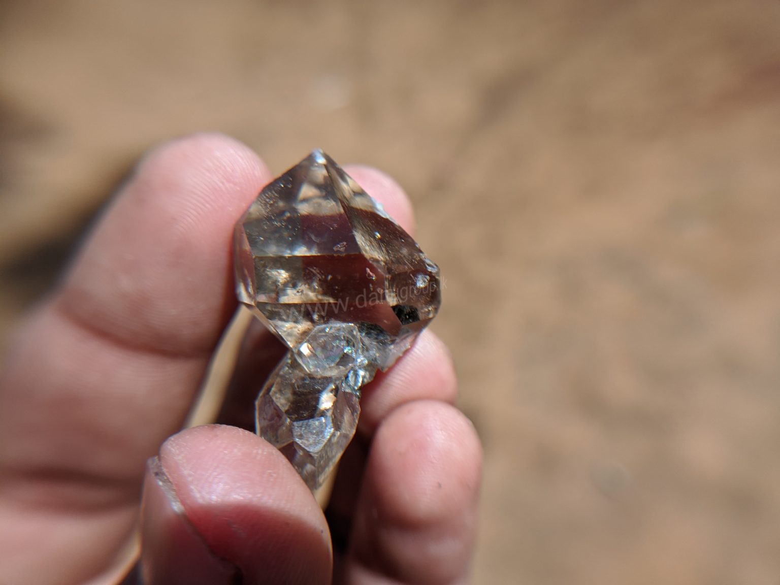 Terminated Natural Quartz TWIN CRYSTAL SRI LANKA from danu group gem collection