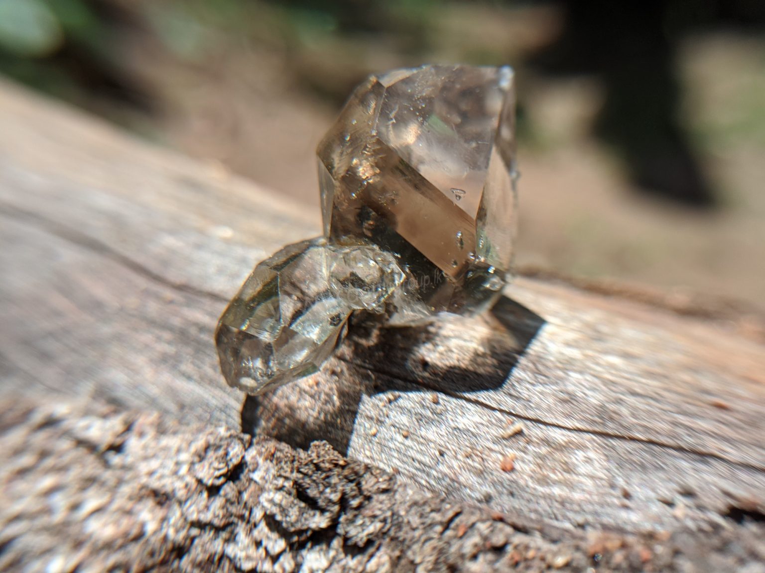 Terminated Natural Quartz TWIN CRYSTAL SRI LANKA from danu group gem collection