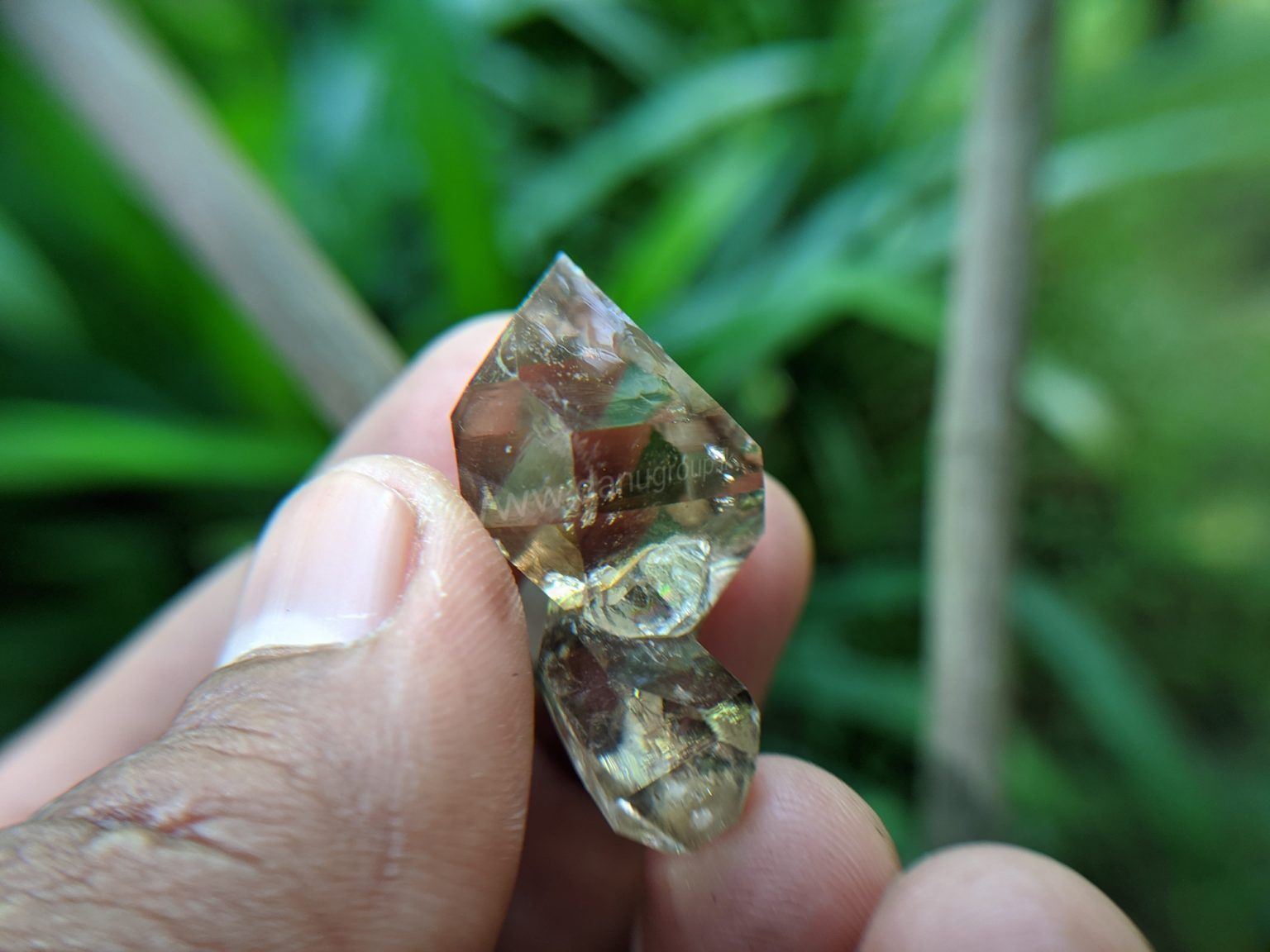 Terminated Natural Quartz TWIN CRYSTAL SRI LANKA from danu group gem collection