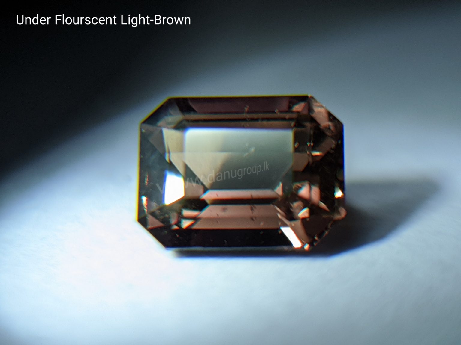 Natural Colour change Sapphire - Chocolate Brown to Red Danu Group Gemstones