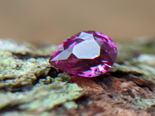 Ceylon Natural Pear Shape Pink Sapphire Gemstone from Danu Group Gemstones Mining