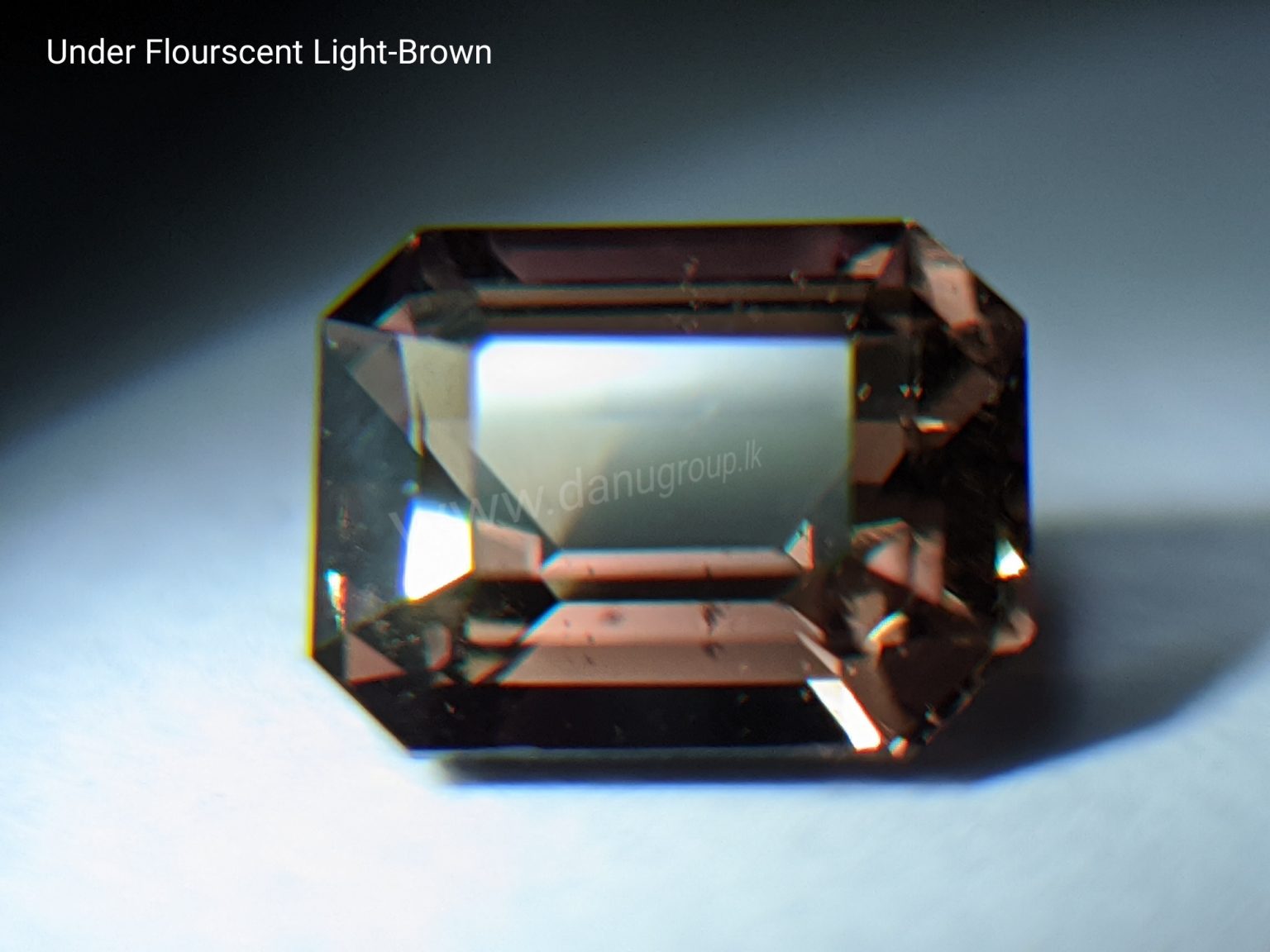 Natural Colour change Sapphire - Chocolate Brown to Red Danu Group Gemstones
