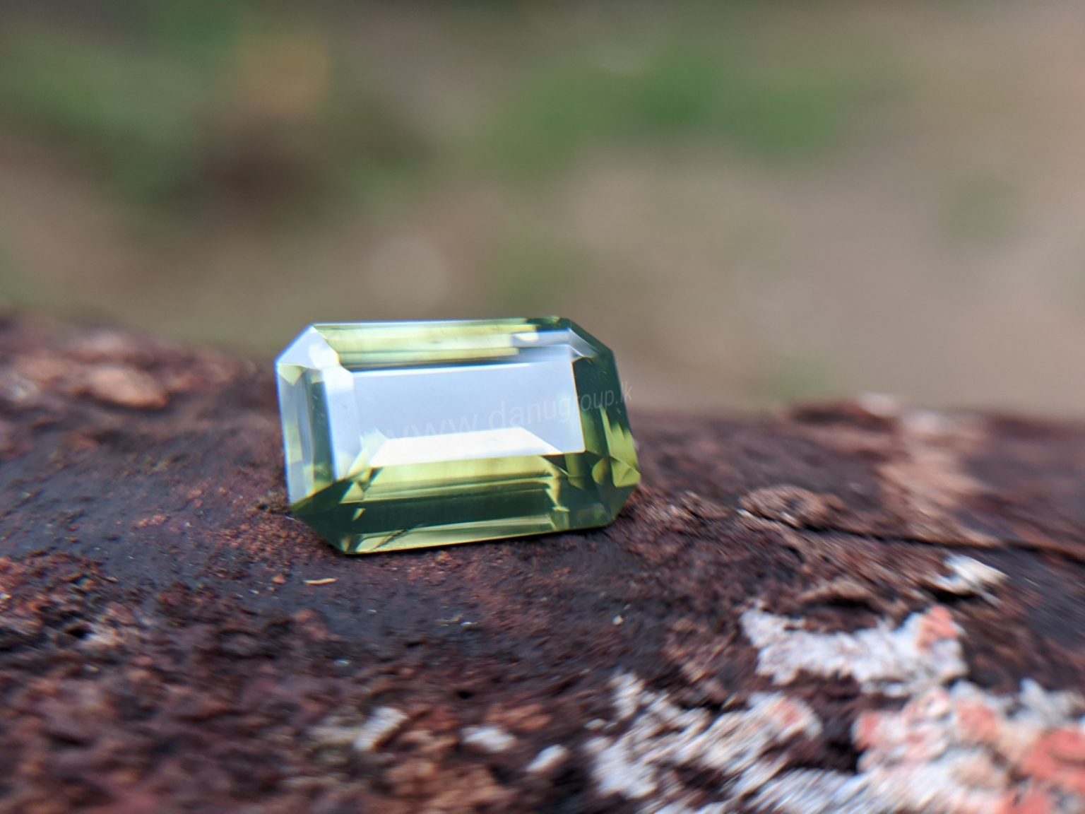 Ceylon Natural Green Zircon Gemstone - Danu group Gem collection