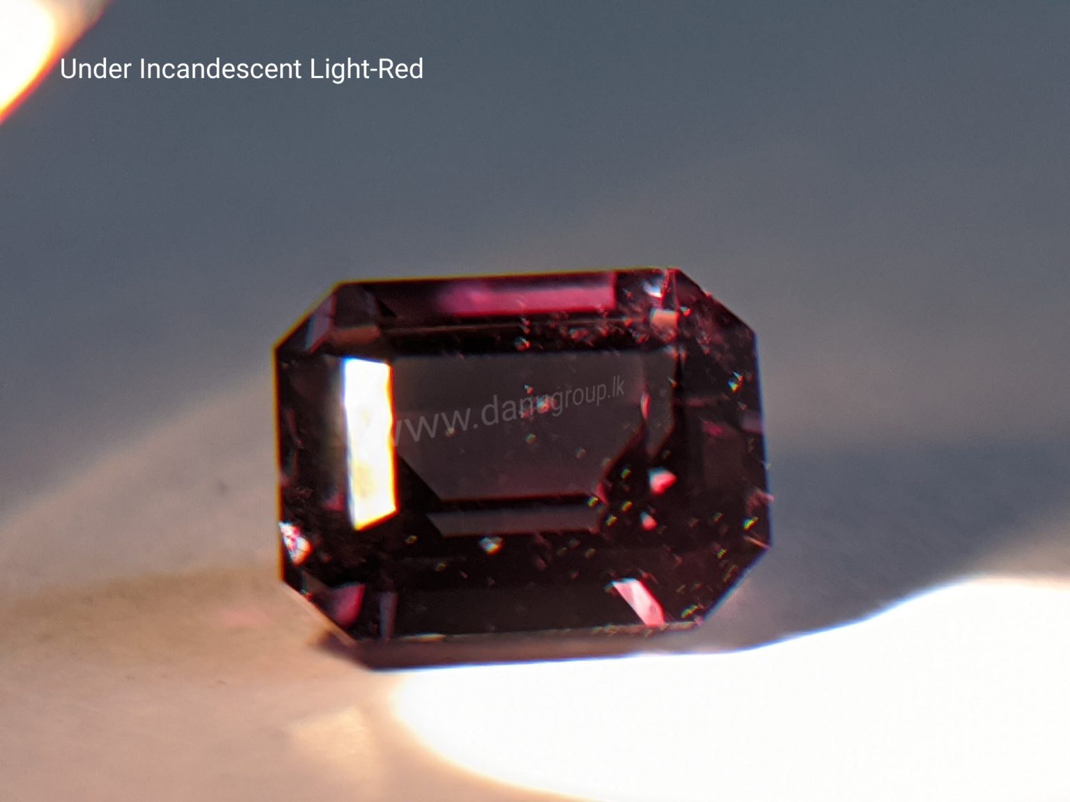 Natural Colour change Sapphire - Chocolate Brown to Red Danu Group Gemstones