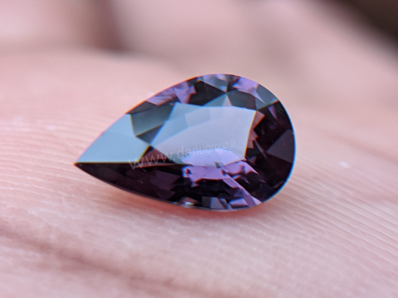 Ceylon Natural Drop Shape Pear Spinel Danu Group Gemstones