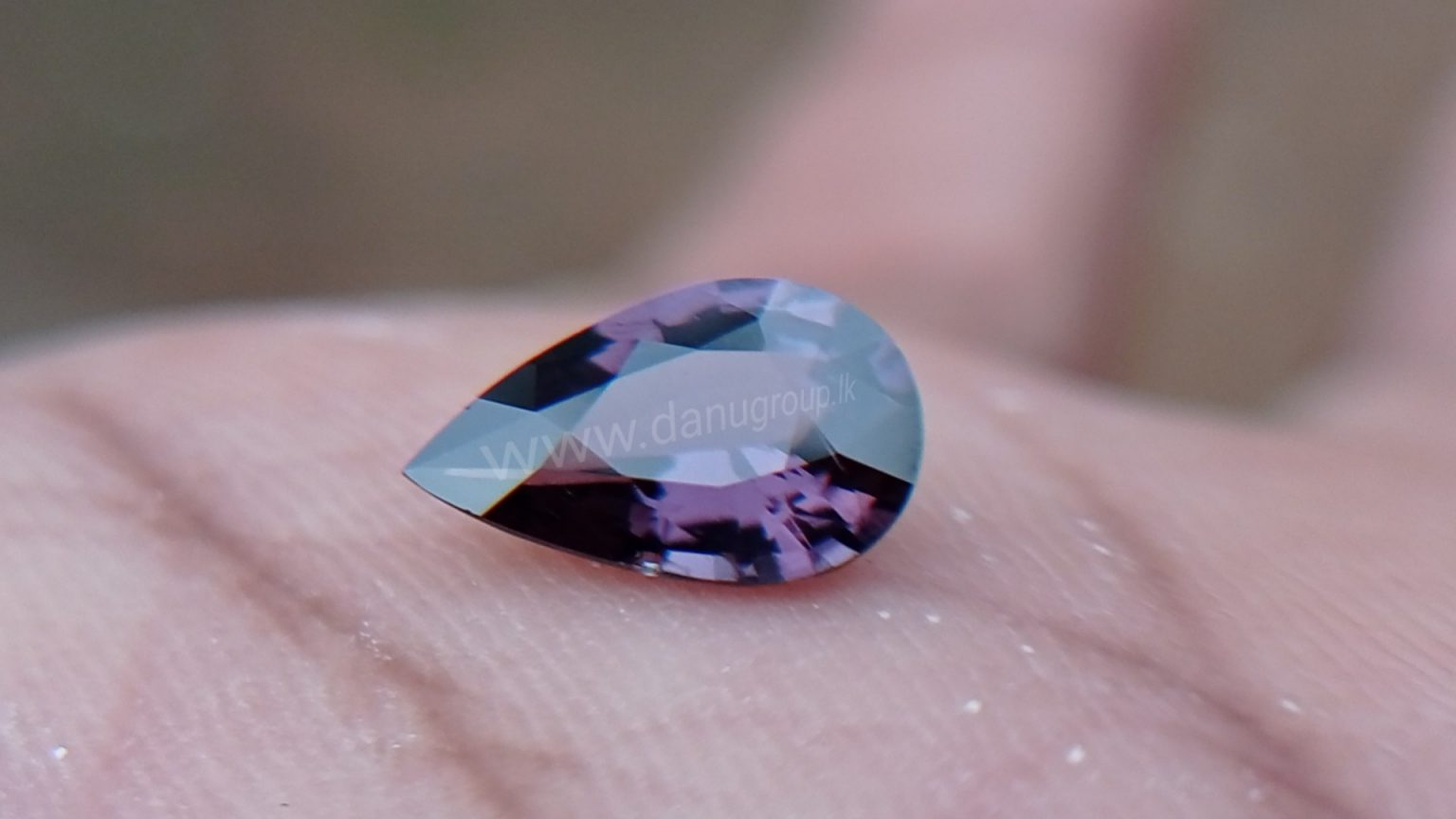 Ceylon Natural Drop Shape Pear Spinel Danu Group Gemstones