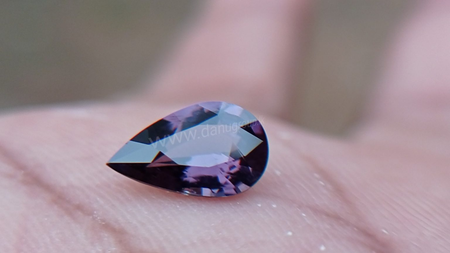 Ceylon Natural Drop Shape Pear Spinel Danu Group Gemstones